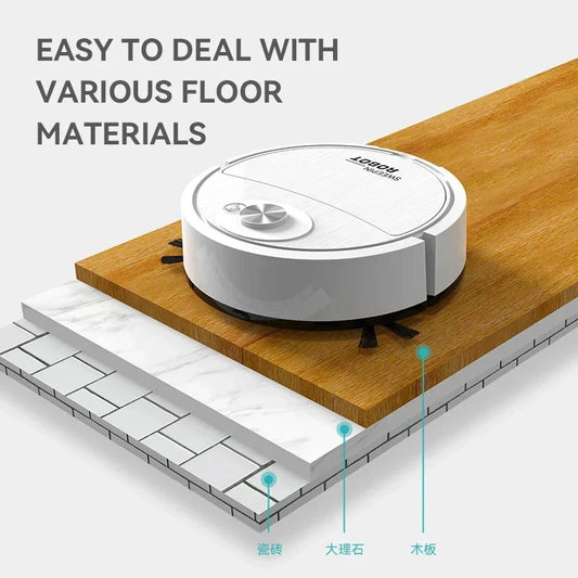 3-IN-1 Automatic Robot Vacuum Cleaner – مكنسة روبوت أوتوماتيكية 3 في 1